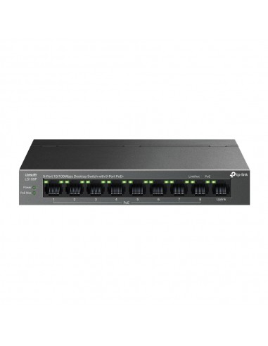Комутатор TP-Link LS109P 9-портов...